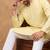 Men yellow silk blend solid embroidered straight kurta