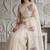 Off White Color Thread Embroidery Work Crystel Organza Saree