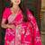 Hot Pink Color  Zari & Meenakari Weawing Border Work  Banarasi Silk Saree 