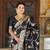 Black Color  Zari & Meenakari Weawing Border Work  Banarasi Silk Saree 