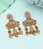 Rani color matte gold earrings