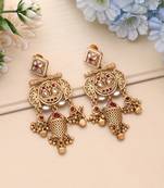 Rani color matte gold earrings