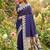Navy Blue Color Meenakari weawing border & Tessels attache Pethani silk saree d Work 