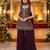 Magenta faux georgette readymade sharara salwar suit- Full Stitched free size