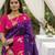 Violet Color Zari Weawing Border Work Silk Saree 