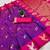 Violet Color Zari Weawing Border Work Silk Saree 