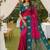 Hot Pink Color Zari Weawing Border Work Silk Saree 