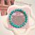 Turquoise blue color communication and good luck natural stone bracelet