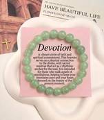 Light green color aventurine natural stone bracelet