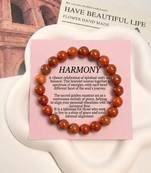 Red color jasper natural stone bracelet