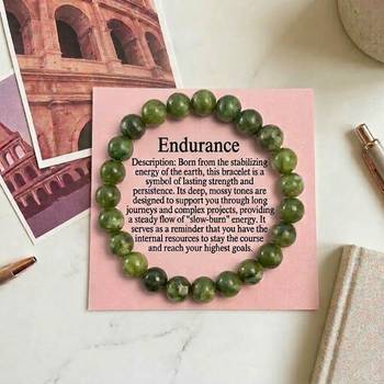 Mehendi green color jade stone bracelet 2