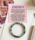Green color tree agate stone bracelet