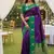 Purple Color Zari Weawing Border Work Silk Saree 