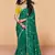 Luxury satin silk saree with sequin heavy embroidery work