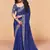  satin saree with sequin embroidery work