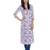  White & Purple Floral Printed Cotton Straight Kurta