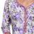  White & Purple Floral Printed Cotton Straight Kurta