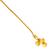 Memoir gold plated snake chain design  light eight anklet traditional jewellery for women