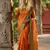 Musturd color soft silk blend zari woven women's beautiful saree with blouse