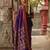 Purple color soft silk zari woven women's beautiful saree with blouse