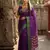Purple color soft silk zari woven women's beautiful saree with blouse