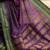 Purple color soft silk zari woven women's beautiful saree with blouse