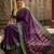 Purple color soft silk zari woven women's beautiful saree with blouse