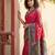 Red color pochampally silk zari woven women's indian saree