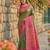 Mehendi green color pochampally silk zari woven women's indian saree