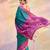 Skyblue color soft silk zari woven women's indian saree