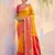 Yellow color soft silk zari woven women's indian saree