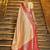 Pink color banarasi silk zari weaving work saree with blouese