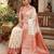 White color silk blend zari weaving work saree with blouse