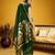 Green color pure munga silk handloom saree with blouse 