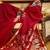 Red color pure munga silk handloom saree with blouse 