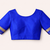 Royal blue soft silk blend banarasi jacuard work designer party wear saree with unstitched blouse piece
