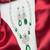 Emerald green crystal jewelry set | silver plated bridal necklace earrings