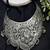 Oxidized silver choker necklace | handmade tribal rajasthani jewelry