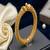 22k gold-plated filigree kada bracelet|traditional indian bridal bangle