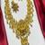 Antique gold temple jewelry set|lakshmi haaram necklace, jhumka earrings