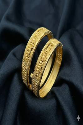 Intricate 22k gold plated antique bangles|traditional indian bridal filigree bracelet set 2