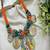 Radha krishna statement jewelry indian ethnic silk thread choker