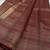 New Designer Banarasi Soft Silk Woven Brown Color Women's Saree With Blouse Set