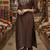 Label divine attire coffee brown silk blend kurta pant set with chanderi dupatta and sequins thread work