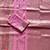 Pink Color Jari Jaqurad Weaving With Minakari Jaal Work Georgette Saree
