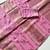 Pink Color Jari Jaqurad Weaving With Minakari Jaal Work Georgette Saree