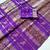 Purple Color Jari Jaqurad Weaving With Minakari Jaal work Georgette Saree