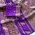 Purple Color Jari Jaqurad Weaving With Minakari Jaal work Georgette Saree