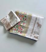 White Color Jari Jaqurad Weaving With Minakari Jaal Work Georgette Saree