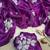 purple Color embroidery sequence work Organza Saree
